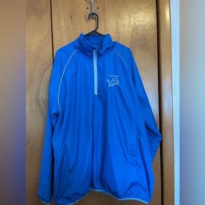 Detroit Lions Men’s 3XL Crew 1/4 Zip Windbreaker